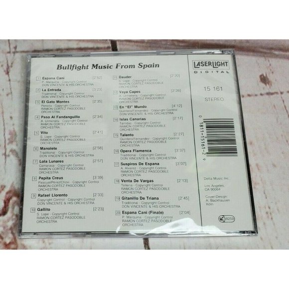Ole! Bullfight Music From Spain, Laserlight Digital CD - Picture 2 of 5